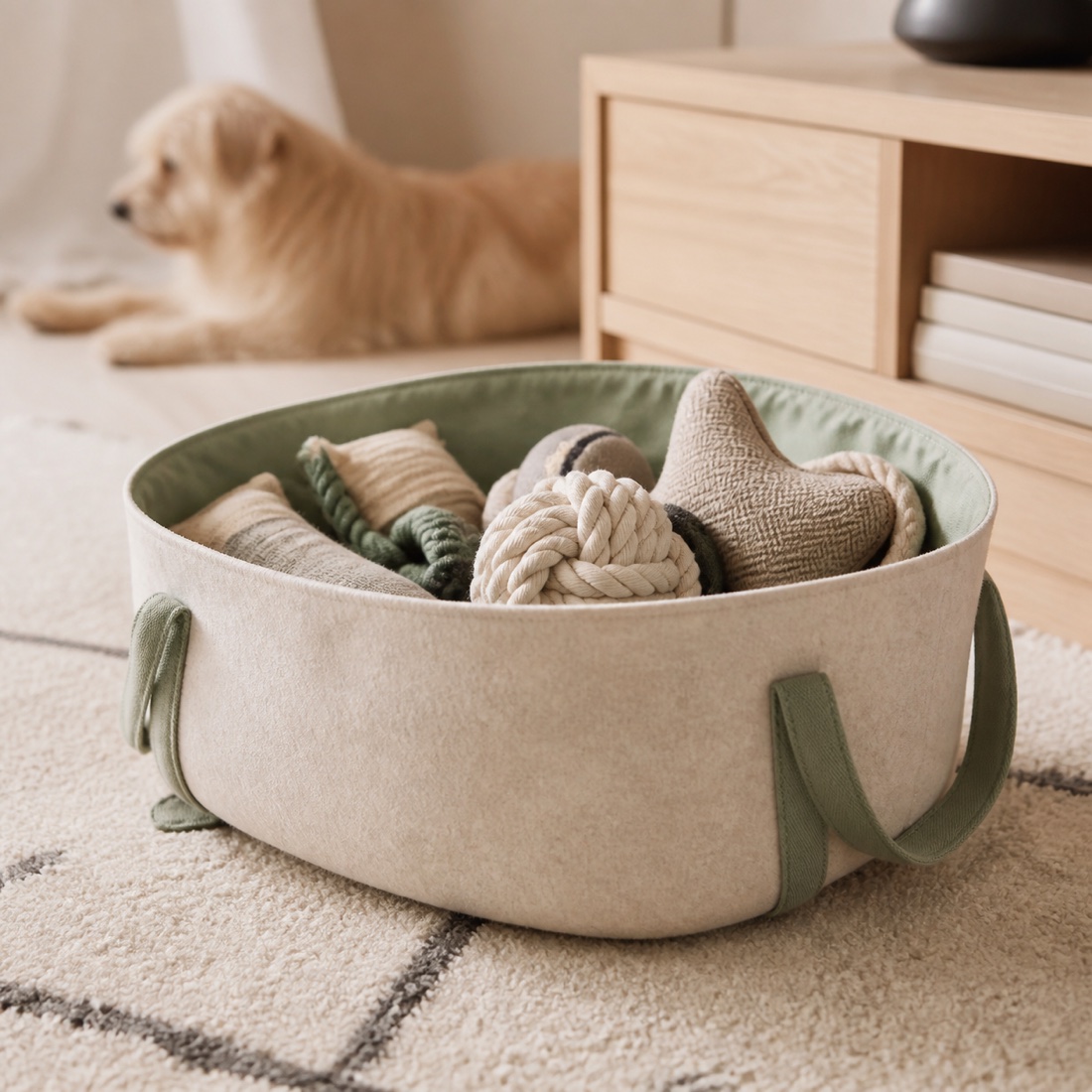 Original concept visual for Toy Reset Basket